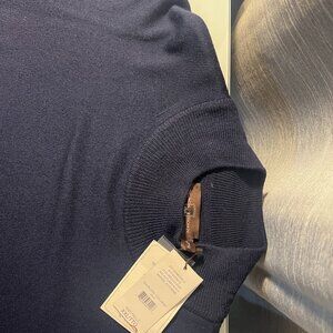 Black & Brown Men’s Cashmere Sweater – Navy (XXL / TTG)